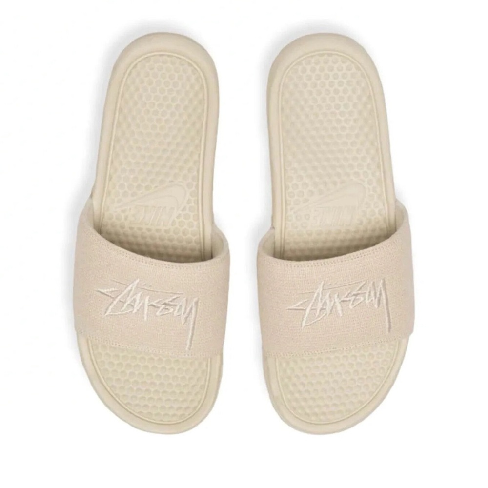 Stussy x nike Benassi slides fossil
